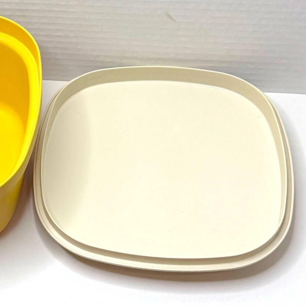 VTG Tupperware Harvest Gold Microwave Steamer 888-9‎ * NO STEAMER BASKET*